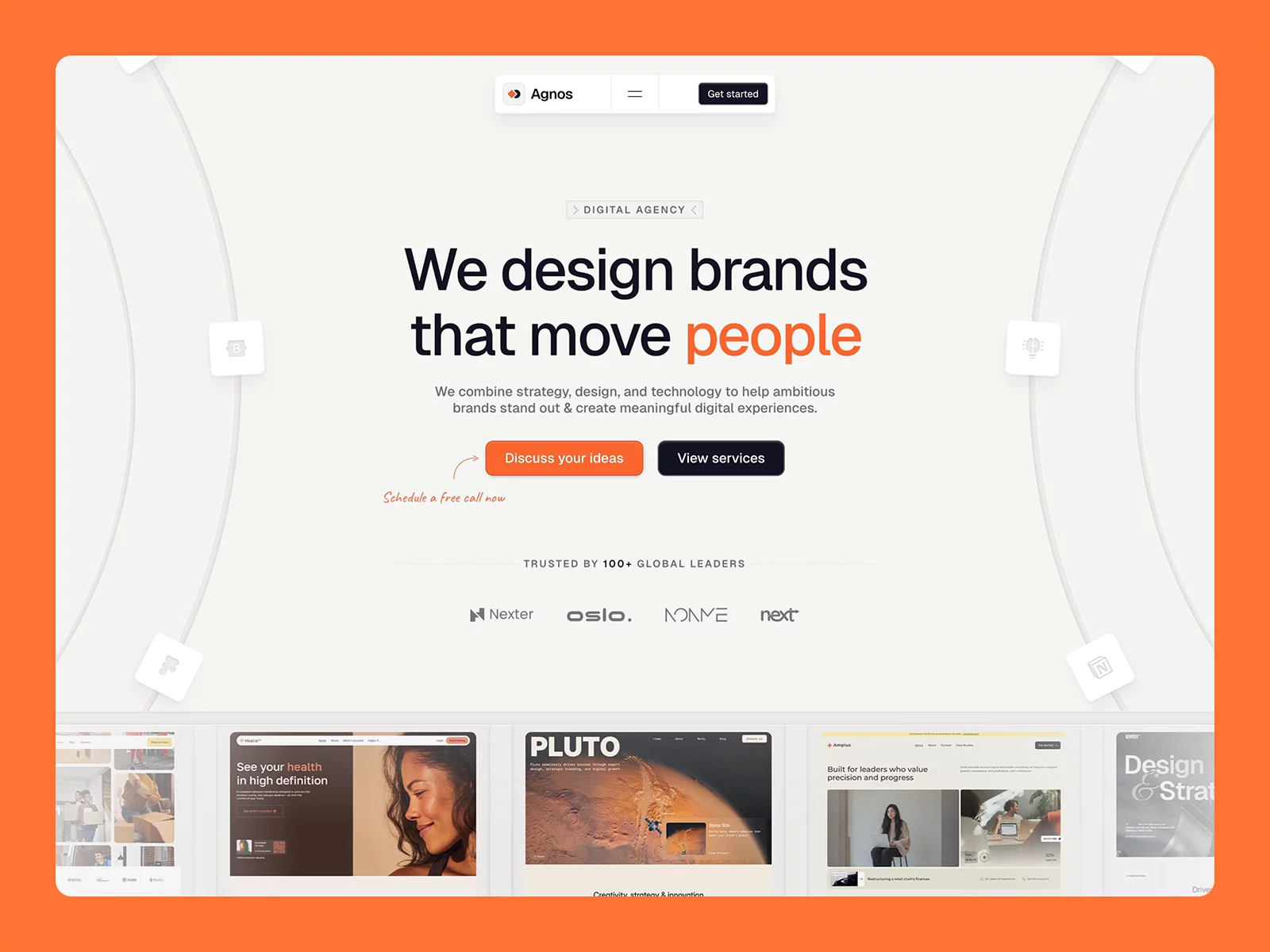 Compass Framer template preview