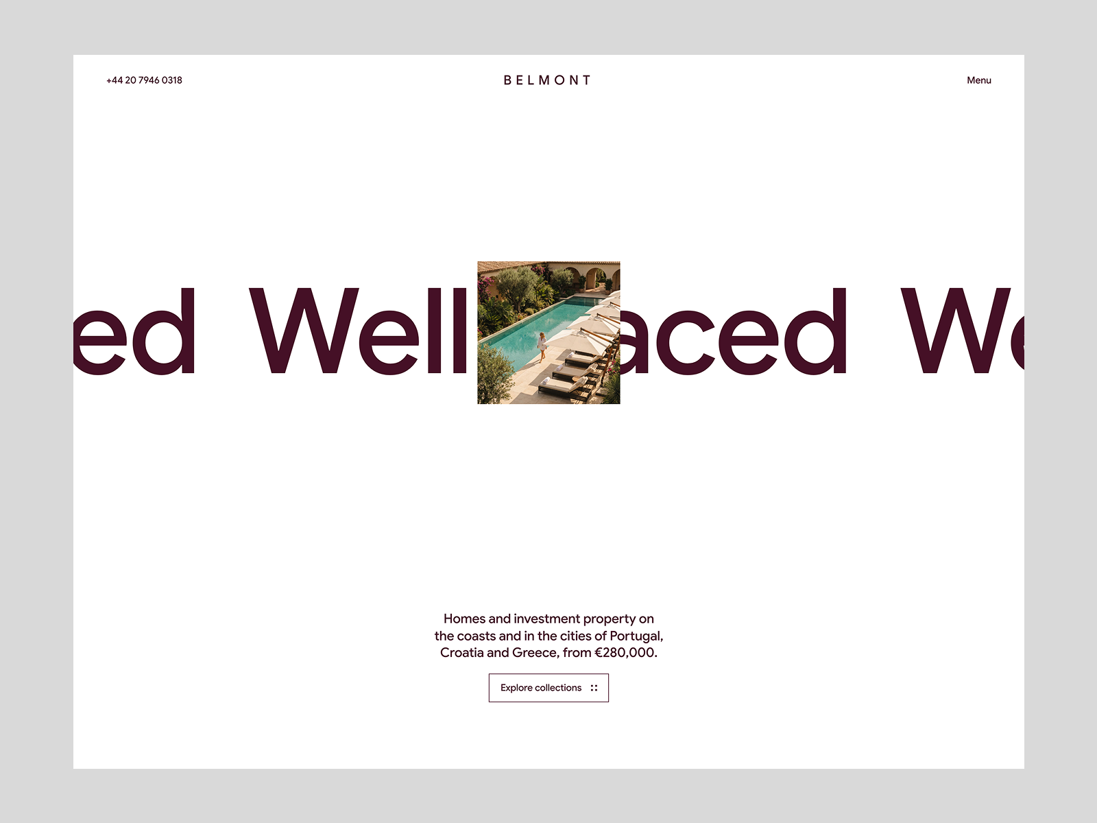 Belmont Framer template preview 2