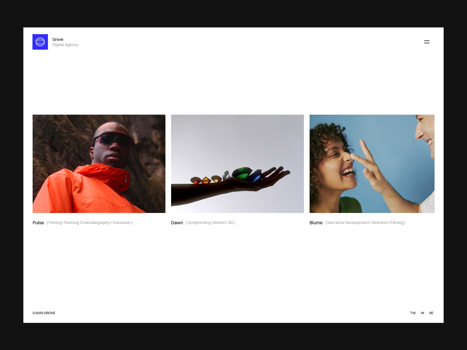 Grove Framer template preview 1