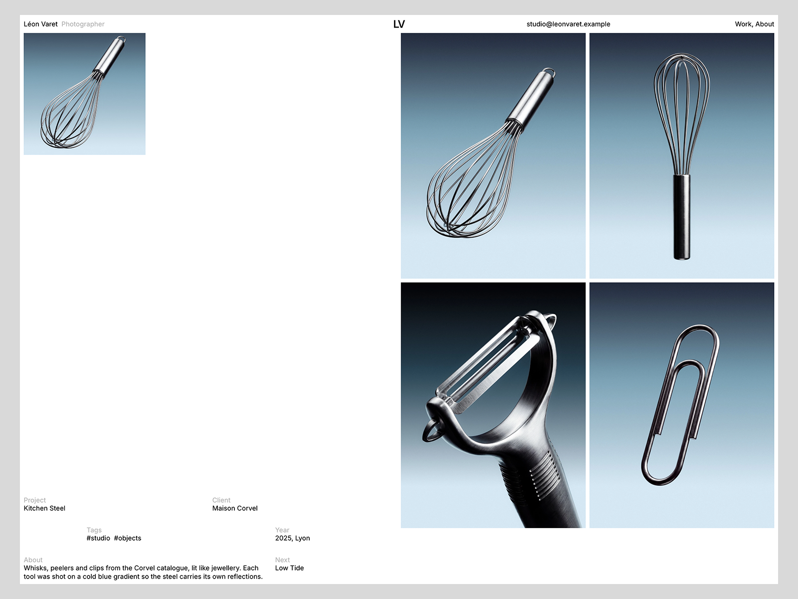 Léon Varet Framer template preview 3