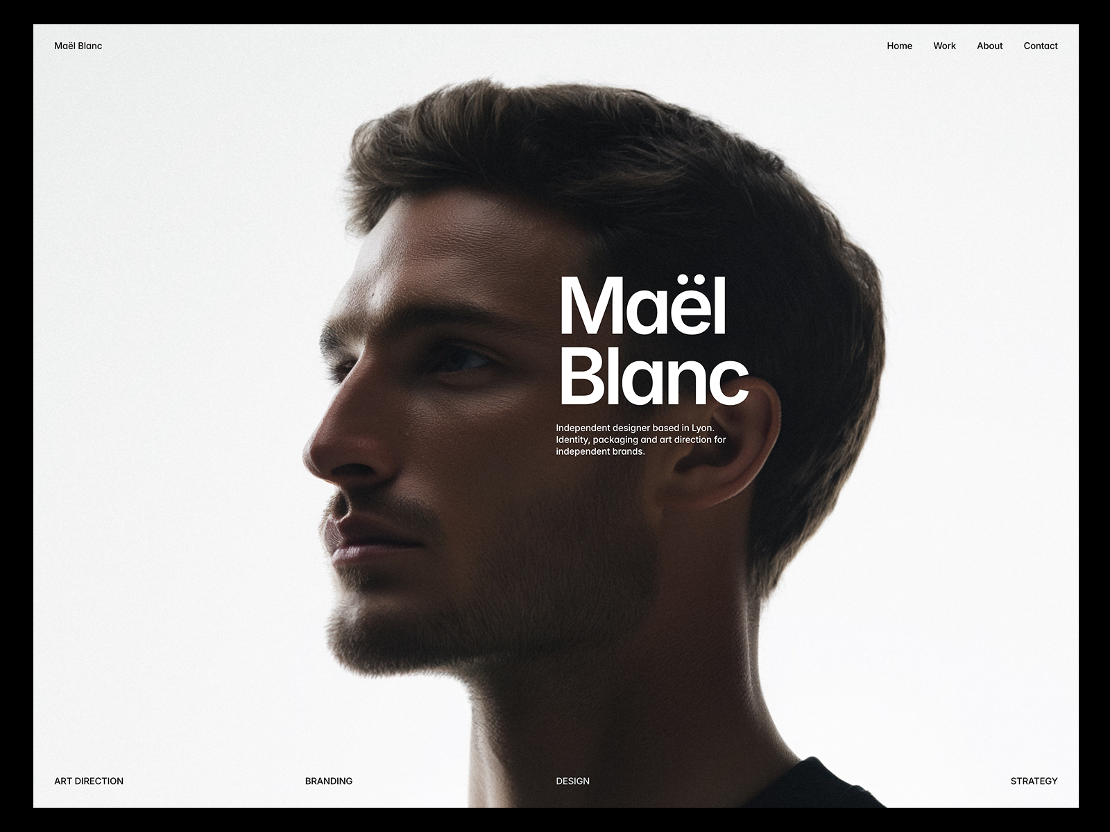 Maël Blanc Framer template preview 1