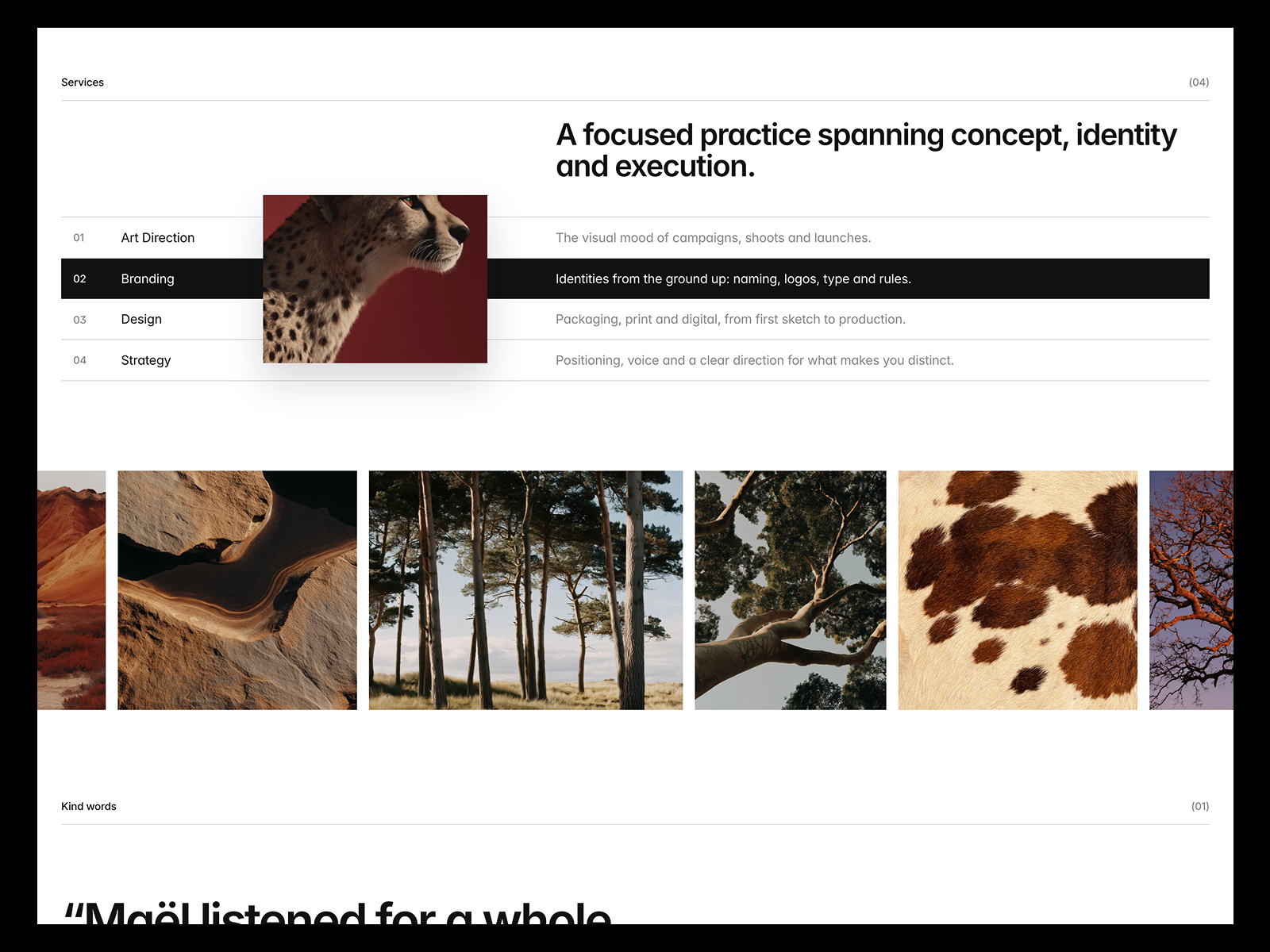 Maël Blanc Framer template preview 3