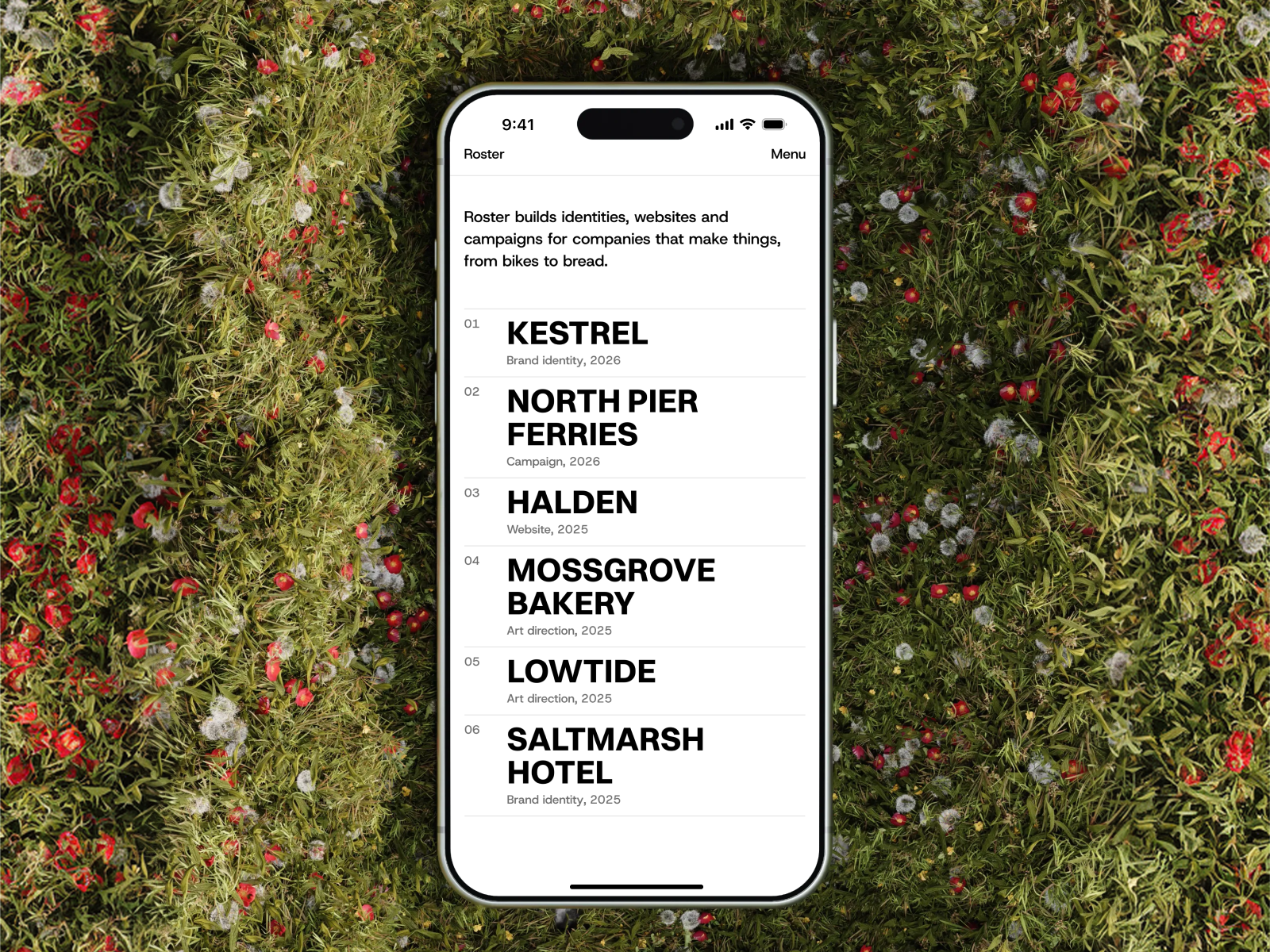 Roster Studio Framer template preview 2