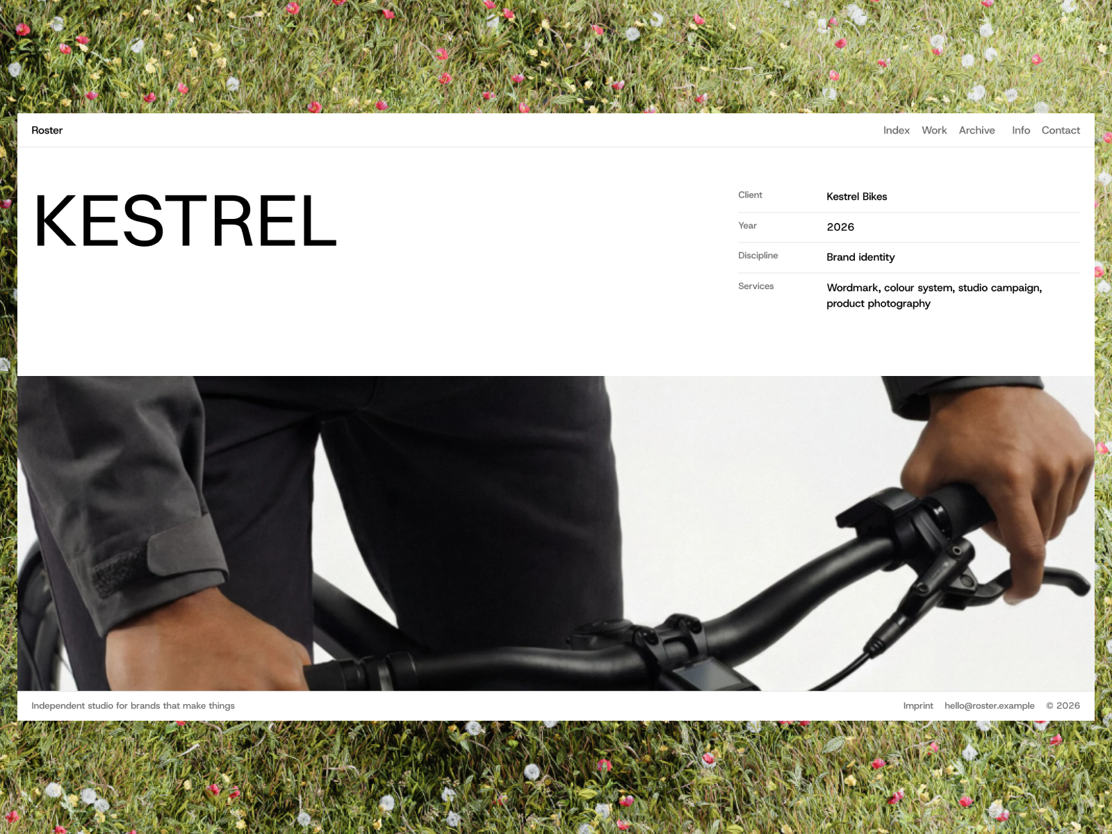 Roster Studio Framer template preview 4